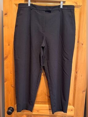 Abercrombie & Fitch Black Tailored Ankle Grazing Pants